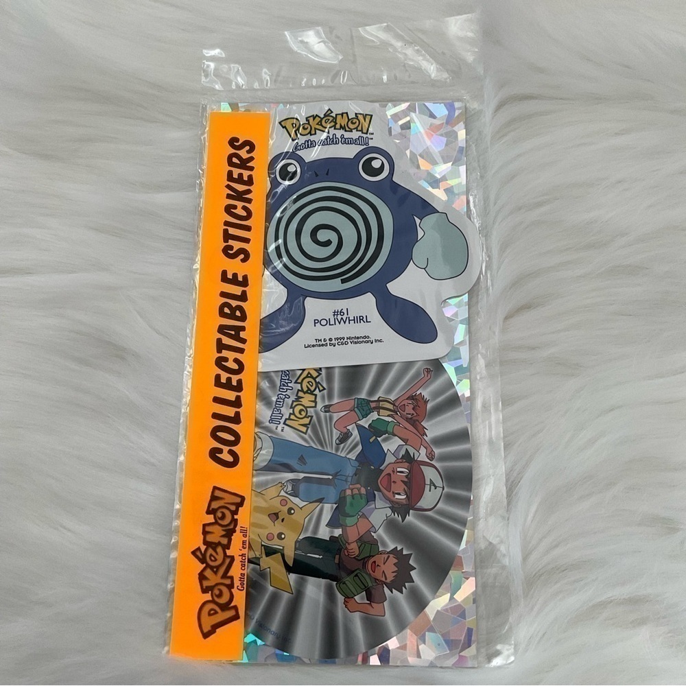 Pokémon Collectible  Stickers NWT